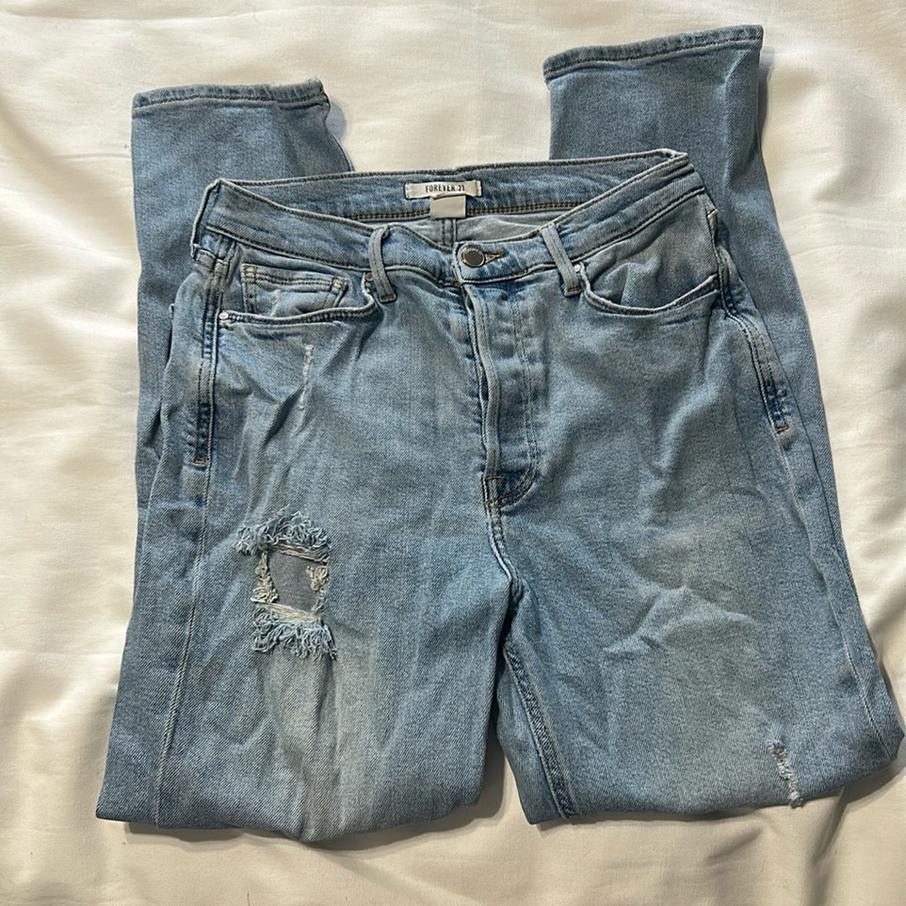 Forever 21 distressed jeans